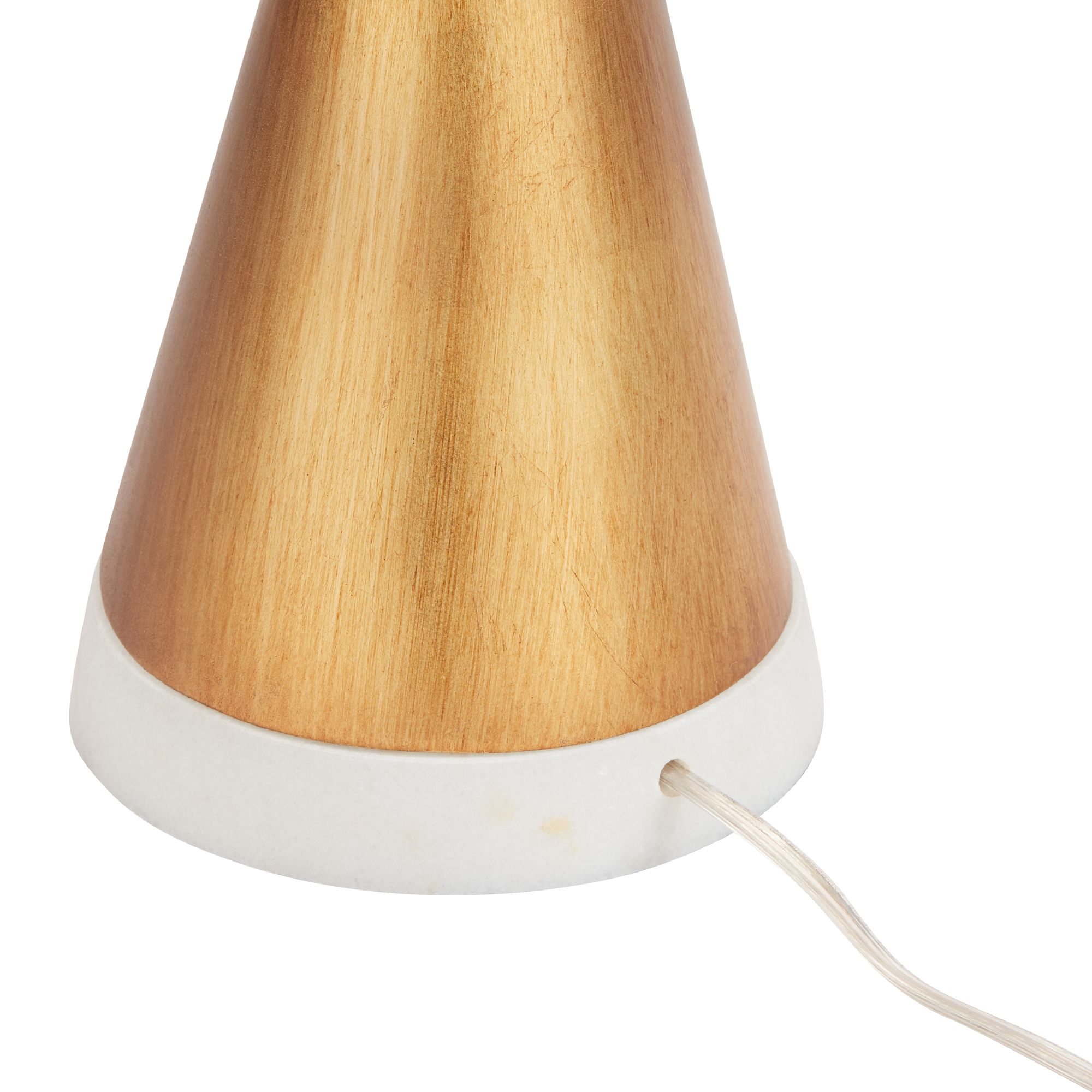 Image 7 Possini Euro Sterling 27 3/4" High Marble and Gold Modern Table Lamp more views