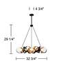 Watch A Video About the Possini Euro Streamer Black and Gold Ring Chandelier