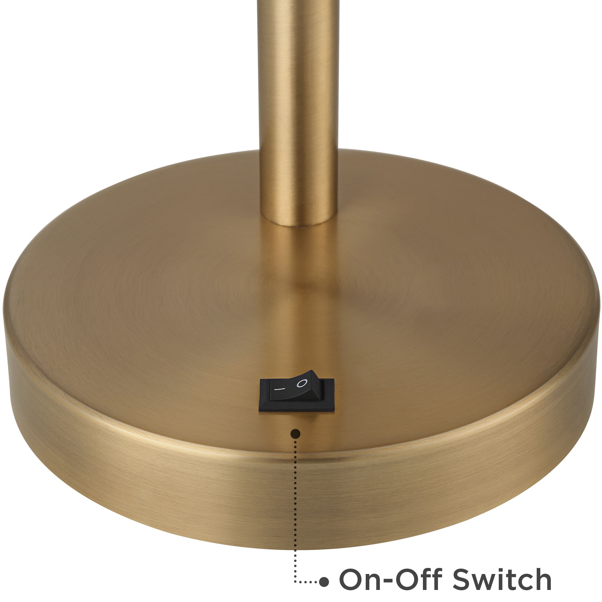 Image 6 Possini Euro Sully Brass Adjustable Double USB Ports Desk Lamps Set of 2 more views