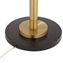 6_Possini Euro Summit Black Shade 71" High Light Blaster Tall Floor Lamp more views
