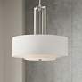 2_Possini Euro Sundry 24" Wide Brushed Nickel 4-Light Pendant Light