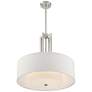 7_Possini Euro Sundry 24" Wide Brushed Nickel 4-Light Pendant Light more views