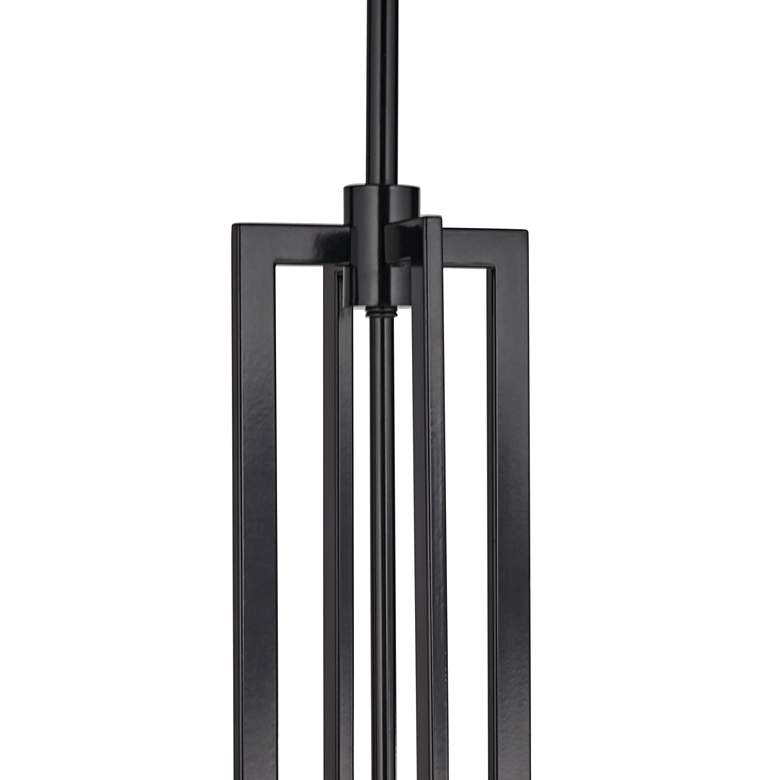 Image 6 Possini Euro Sundry 24" Wide Gloss Black Modern Drum Pendant Light more views
