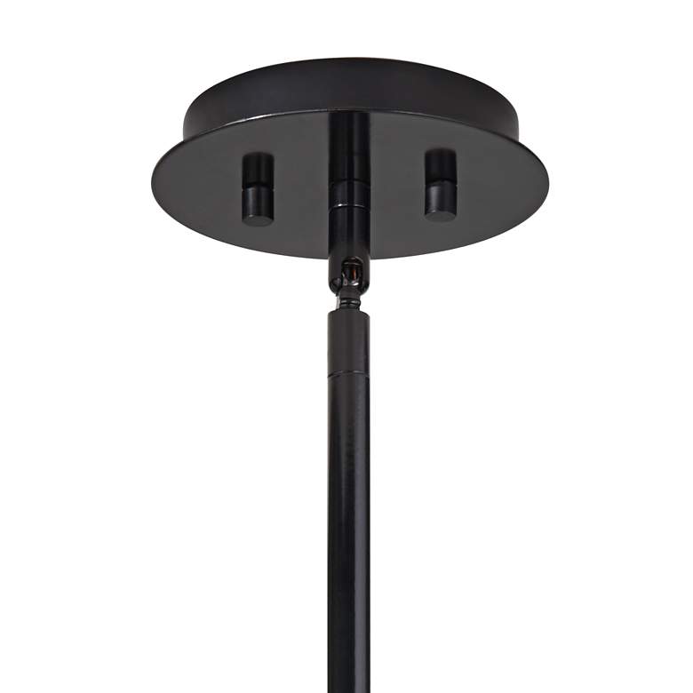 Image 7 Possini Euro Sundry 24" Wide Gloss Black Modern Drum Pendant Light more views