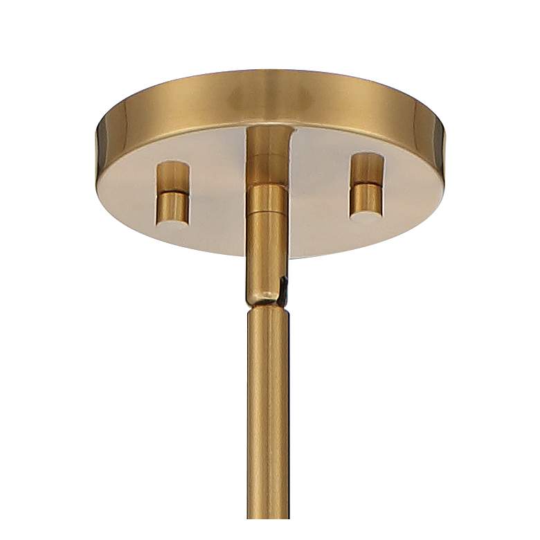 Image 5 Possini Euro Sundry 24" Wide Warm Antique Brass Drum Pendant Light more views