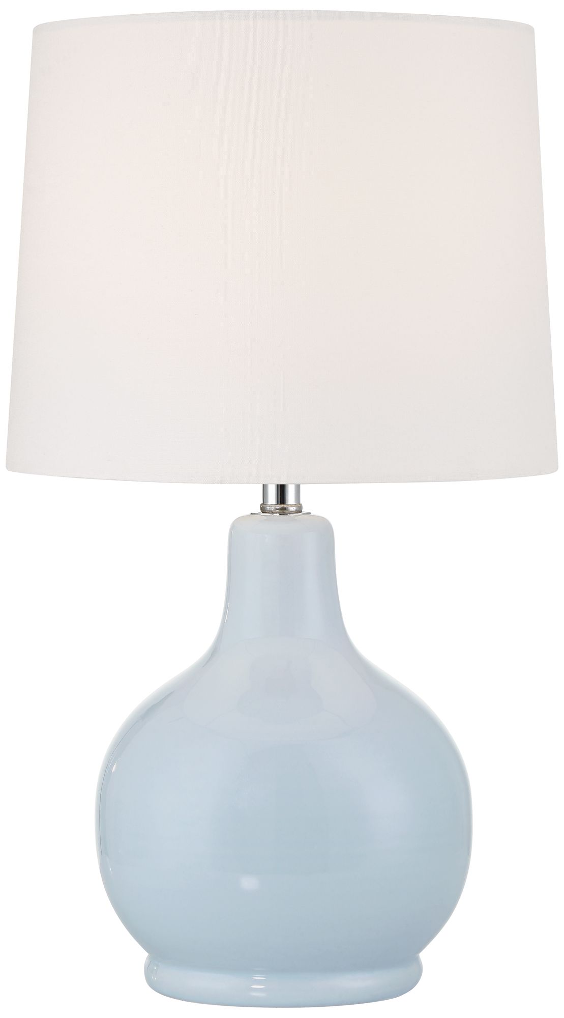 Image 2 Possini Euro Sweet Dream 15 1/2" High Powder Blue Ceramic Table Lamp