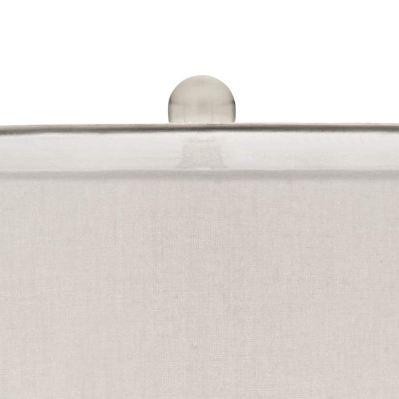 Image 4 Possini Euro Swift 30 1/2 inch Double Shade Mercury Glass Table Lamp more views