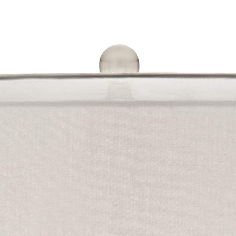 Image 4 Possini Euro Swift 30 1/2" Double Shade Mercury Glass Table Lamp more views