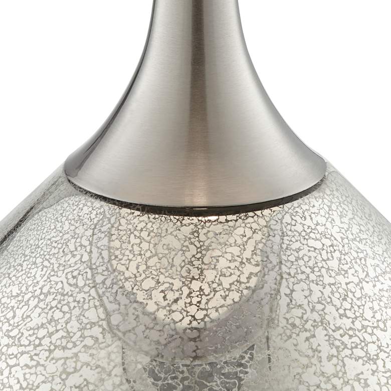 Image 6 Possini Euro Swift 30 1/2" Double Shade Mercury Glass Table Lamp more views