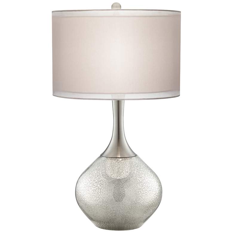 Image 2 Possini Euro Swift 30 1/2" Mercury Glass Lamp with Table Top Dimmer