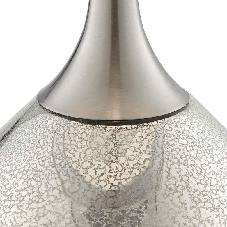 Image 5 Possini Euro Swift 30 1/2" Mercury Glass Lamp with Table Top Dimmer more views