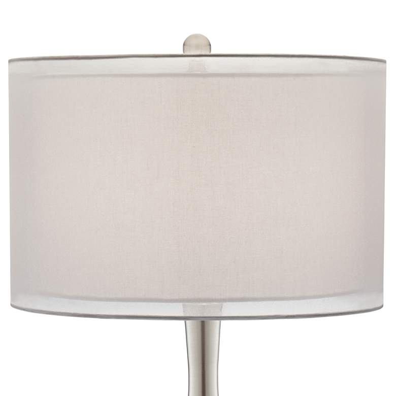 Image 4 Possini Euro Swift 30 1/2 inch Mercury Glass Table Lamp with Dimmer more views