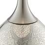 Possini Euro Swift 30 1/2" Modern Mercury Glass Lamp with USB Dimmer