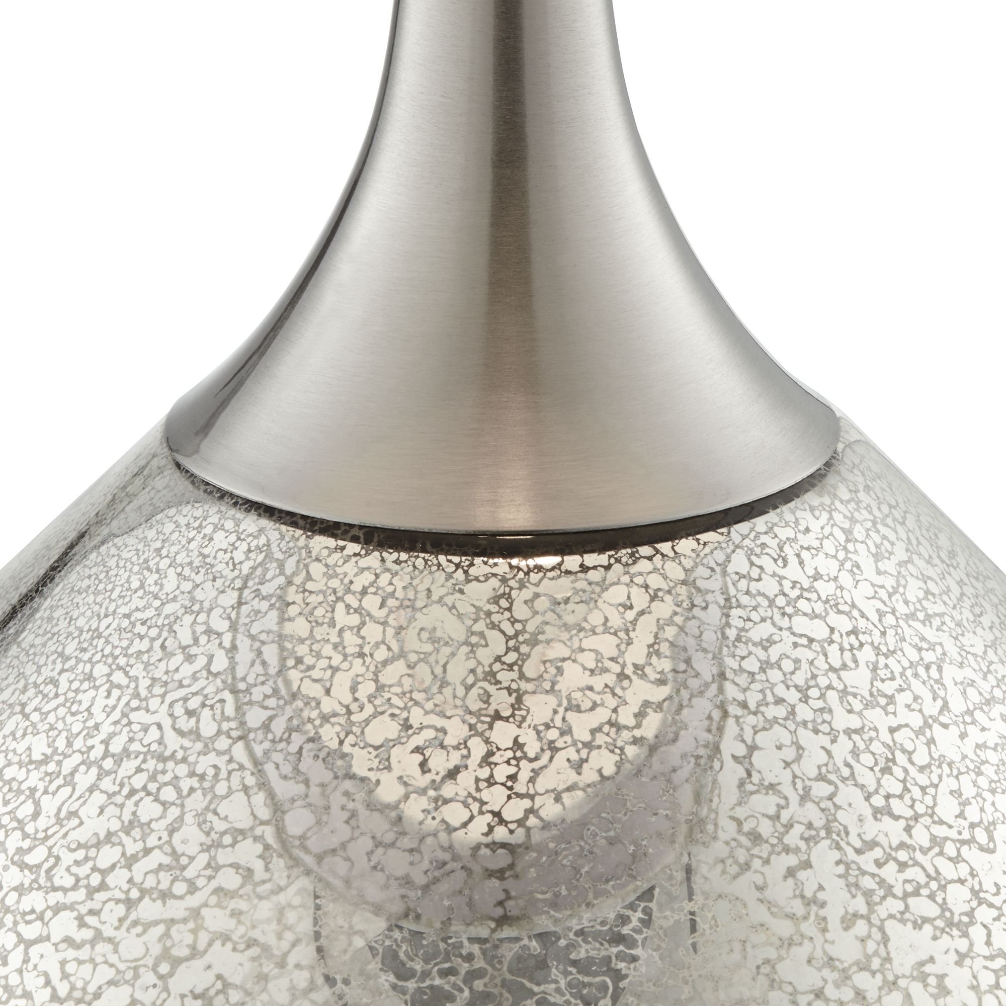 Image 4 Possini Euro Swift 32" Modern Mercury Glass Lamp with Round Riser more views