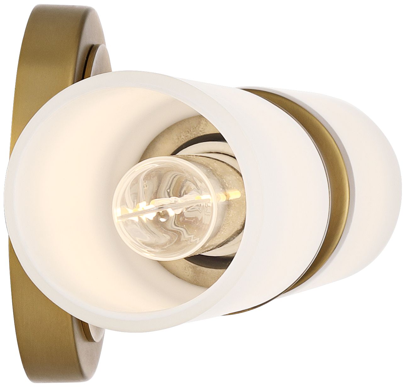 Possini Euro Sylvie 22" Wide Vintage Brass 2 Light Modern Bath Light