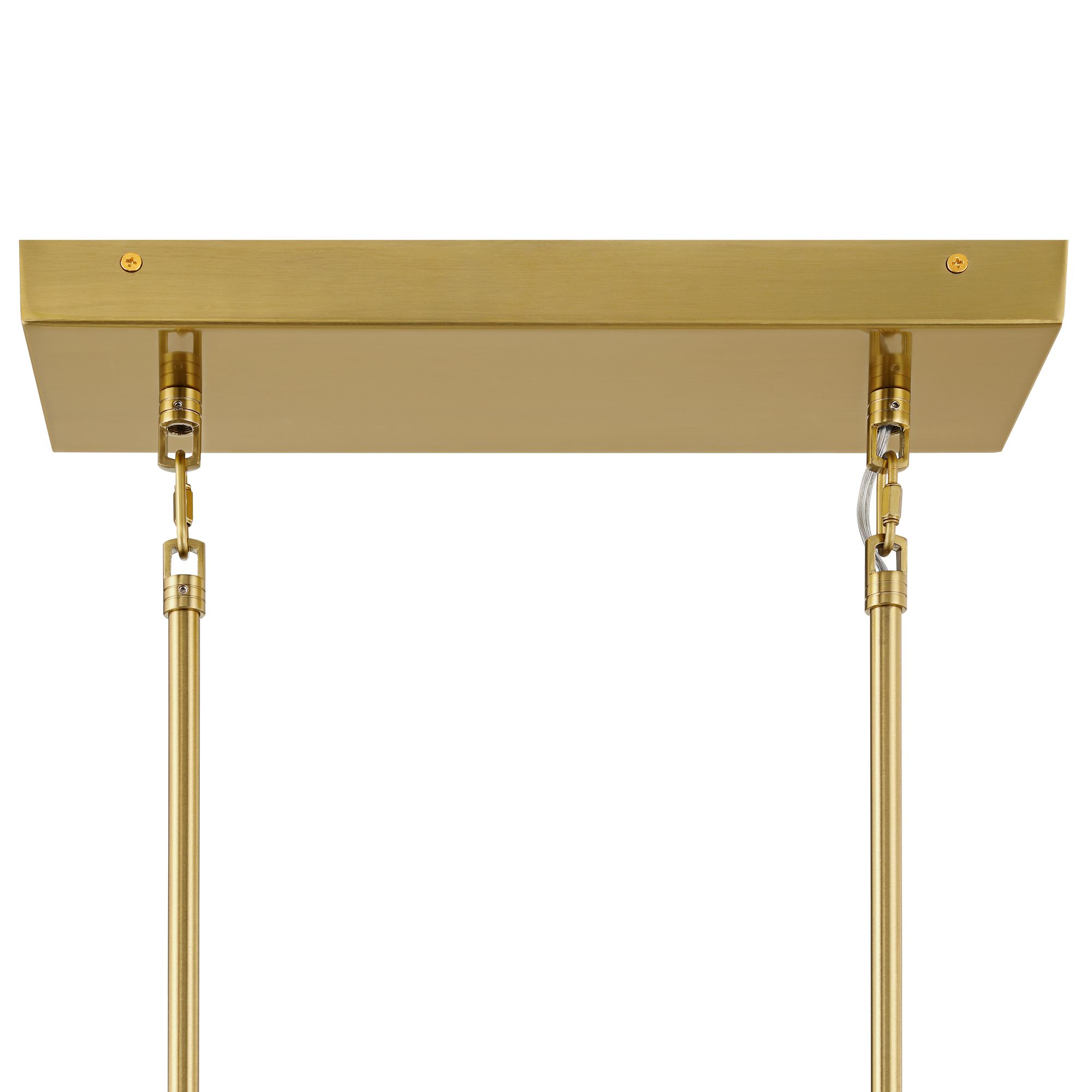 Image 6 Possini Euro Sync 37" Wide Brass 14-Light LED Island Pendant more views