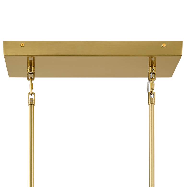 Image 6 Possini Euro Sync 37" Wide Soft Gold 14-Light LED Island Pendant more views