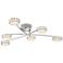 Possini Euro Tambourine 25 1/2" Wide Chrome Modern LED Ceiling Light