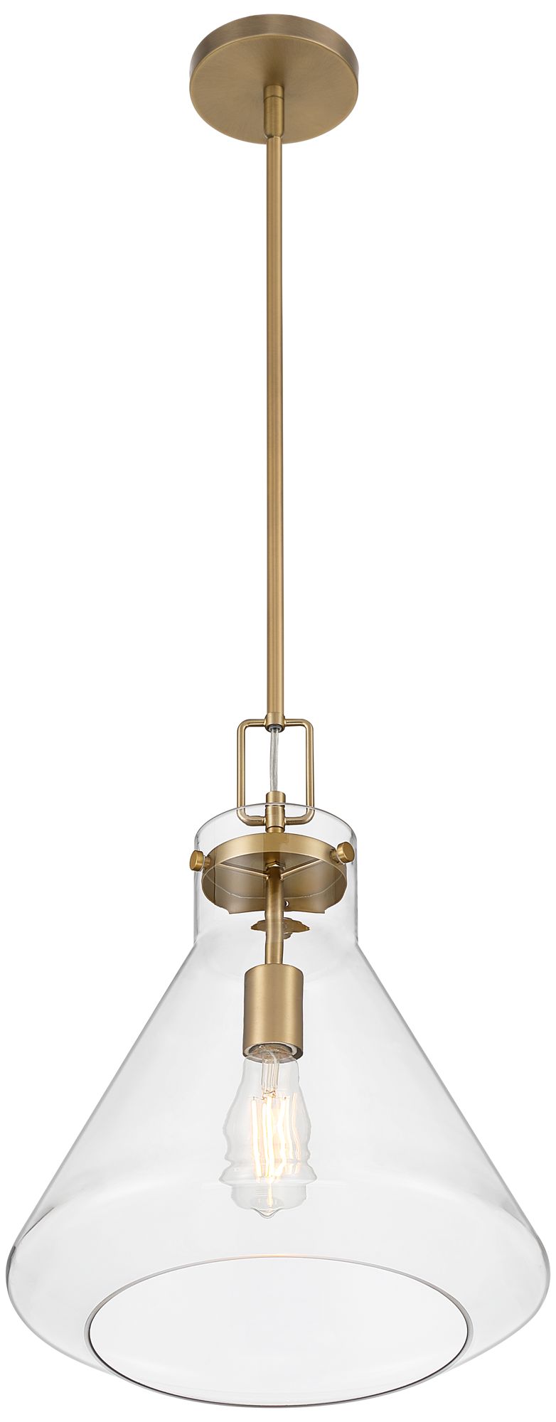 Watch A Video About the Possini Euro Tanit Aged Brass and Glass Pendant Light