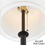 4_Possini Euro Tarrah 68 1/2" Double Shade Bronze Tripod Floor Lamp more views