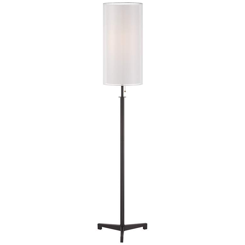 Image 7 Possini Euro Tarrah 68 1/2" Double Shade Bronze Tripod Floor Lamp more views
