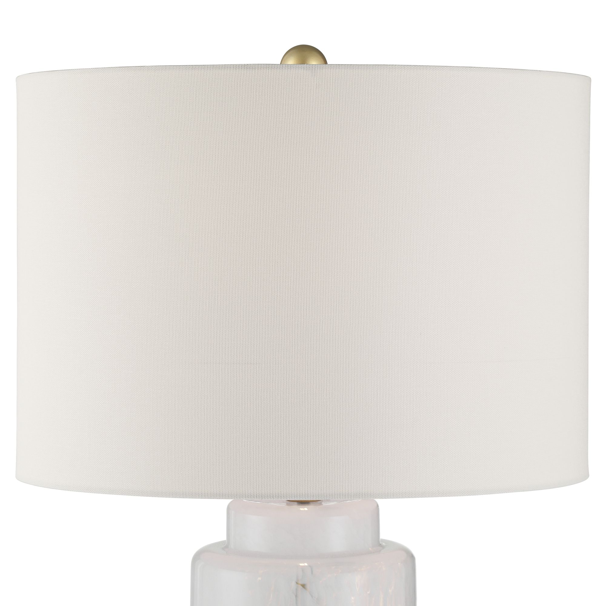Image 3 Possini Euro Tatiana 27 3/4" Black and White Modern Glass Table Lamp more views