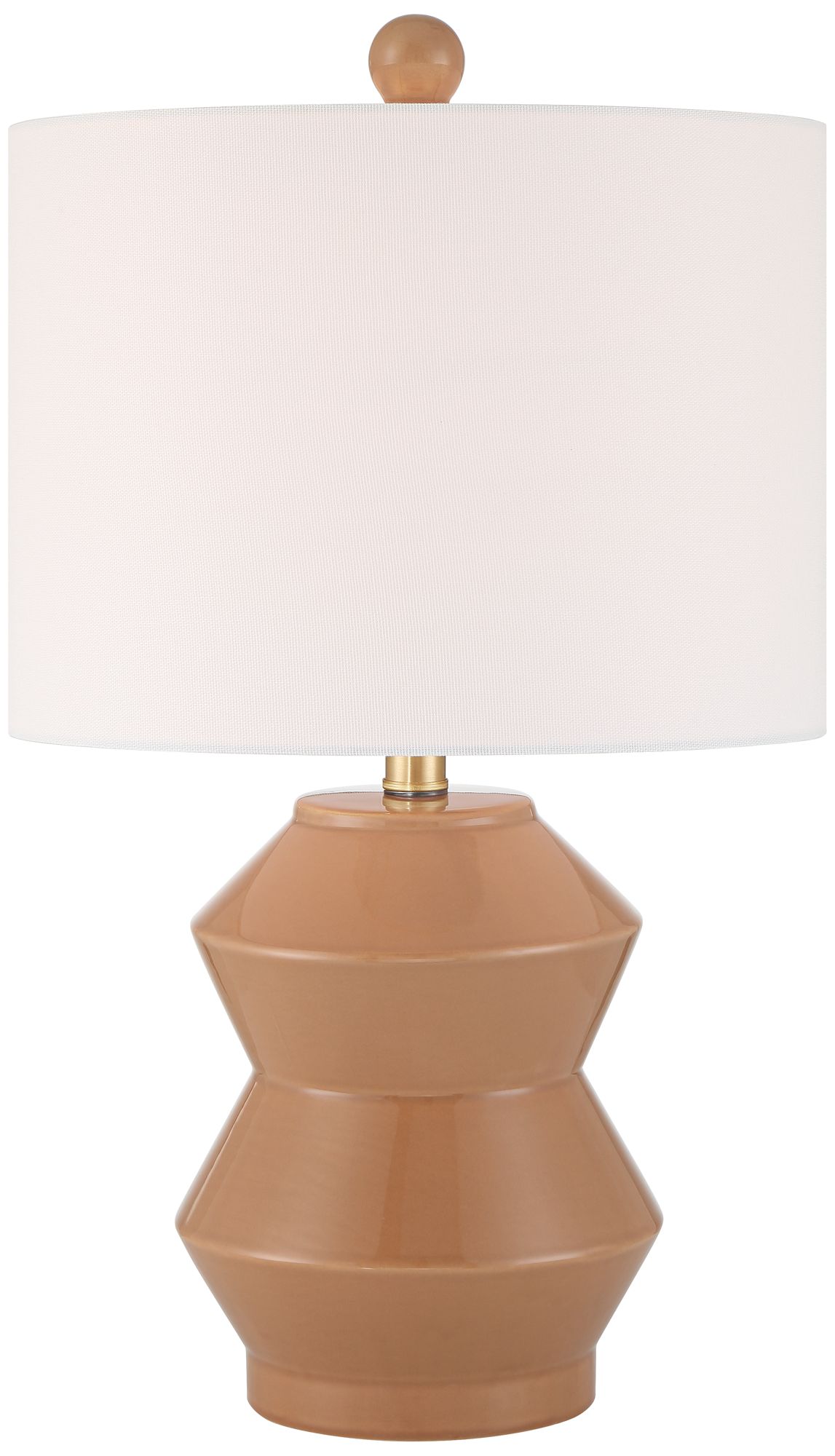 Image 2 Possini Euro Tatum 22 1/4" High Red Clay Modern Ceramic Table Lamp