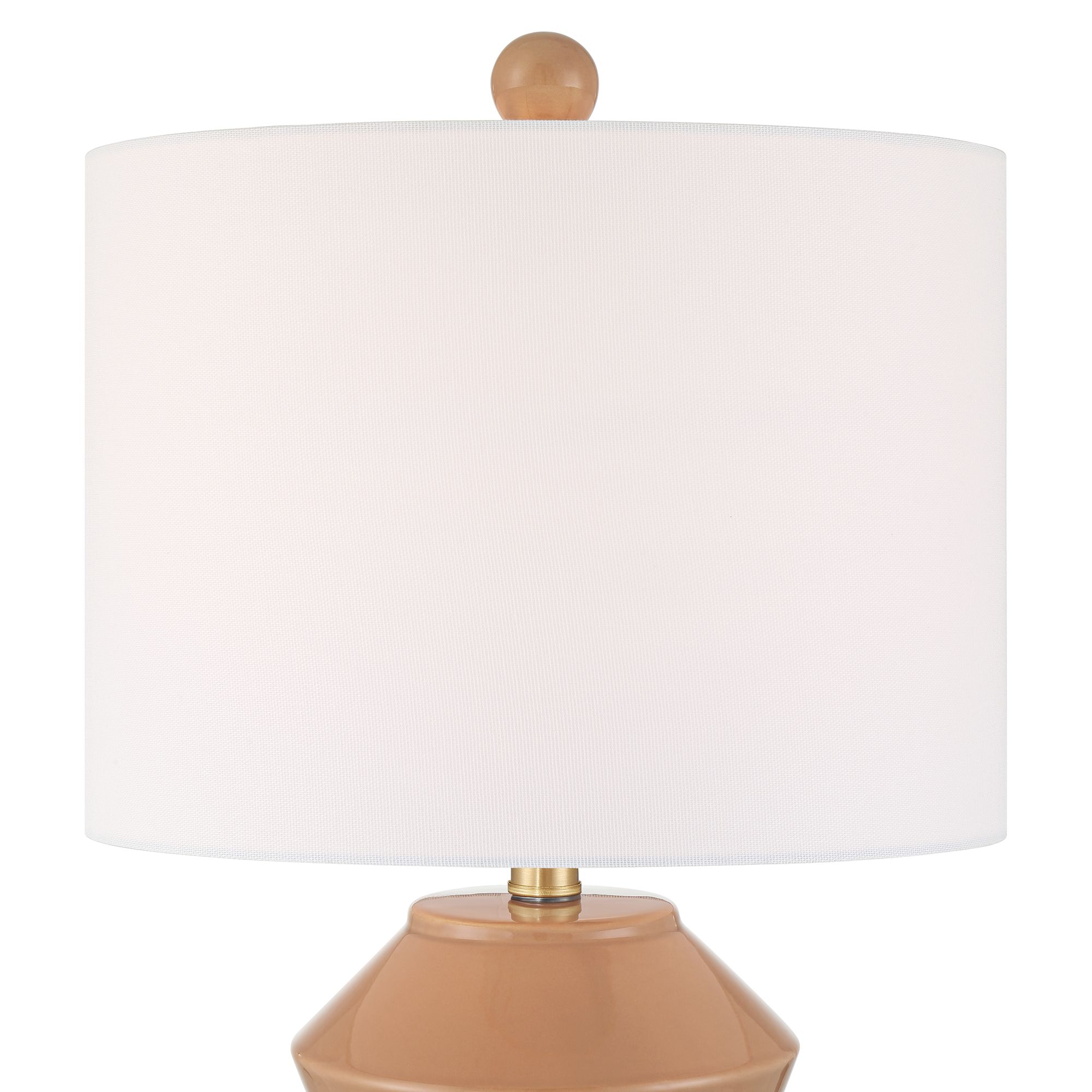 Image 3 Possini Euro Tatum 22 1/4" High Red Clay Modern Ceramic Table Lamp more views