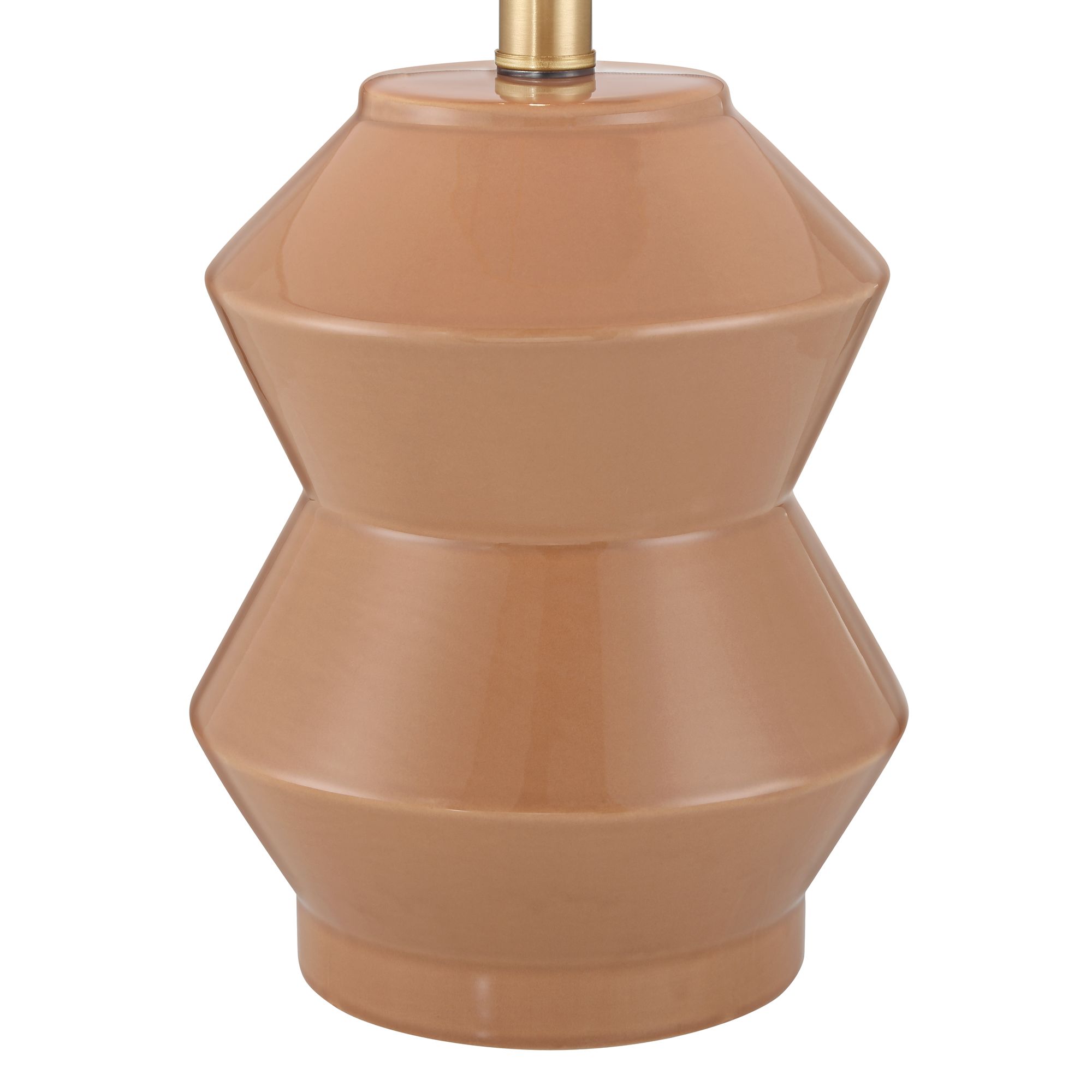 Image 6 Possini Euro Tatum 22 1/4" High Red Clay Modern Ceramic Table Lamp more views
