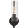 4_Possini Euro Taurus 13 1/2" High Matte Black Wall Sconce Set of 2 more views