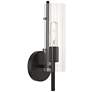 6_Possini Euro Taurus 13 1/2" High Matte Black Wall Sconce Set of 2 more views