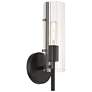 7_Possini Euro Taurus 13 1/2" High Matte Black Wall Sconce Set of 2 more views