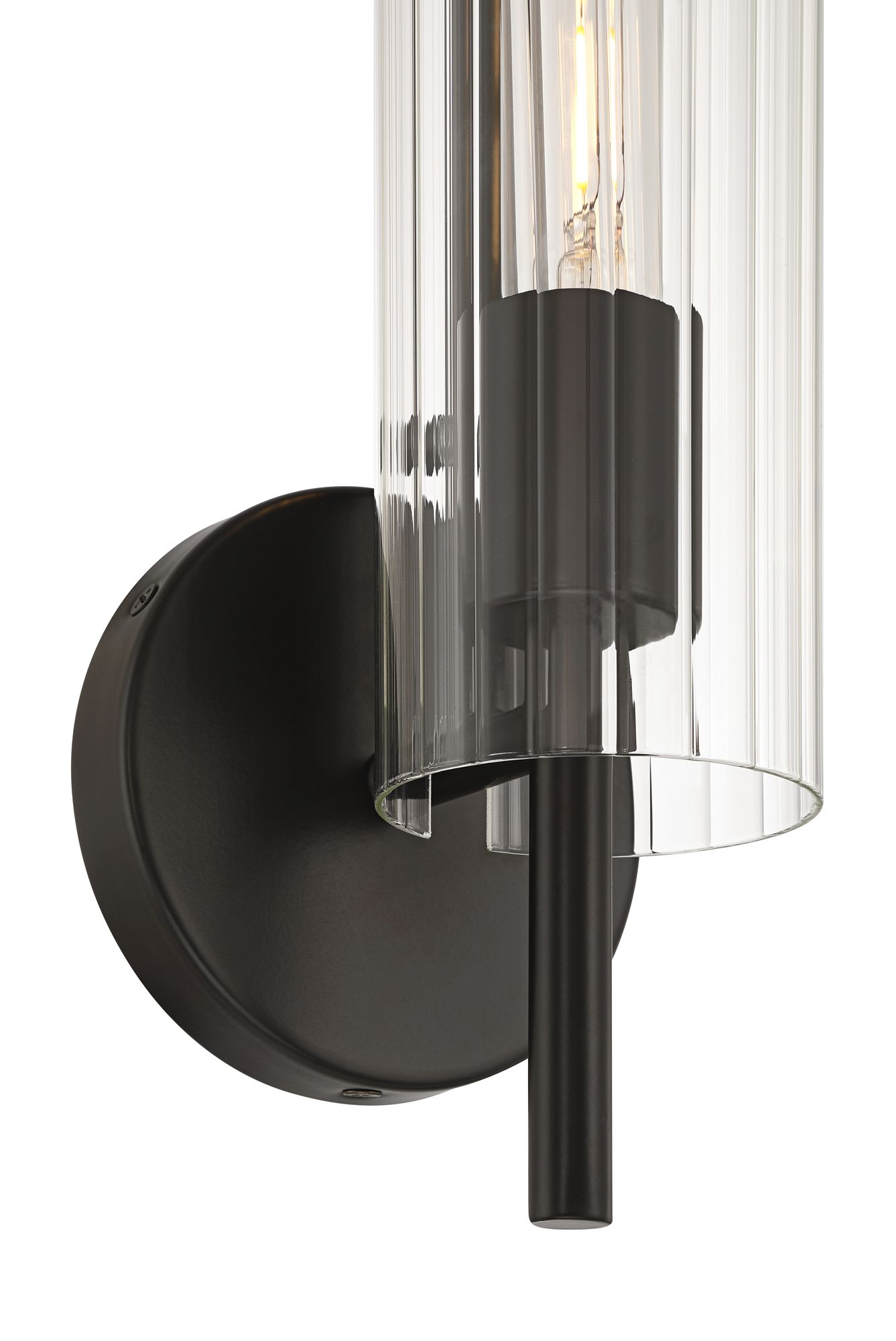 Image 4 Possini Euro Taurus 13 1/2" High Matte Black Wall Sconce more views
