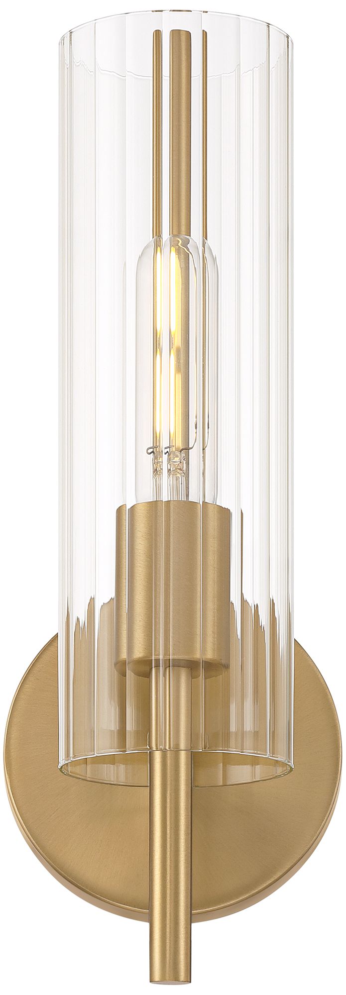 Image 5 Possini Euro Taurus 13 1/2"H Brushed Champagne Wall Sconce Set of 2 more views