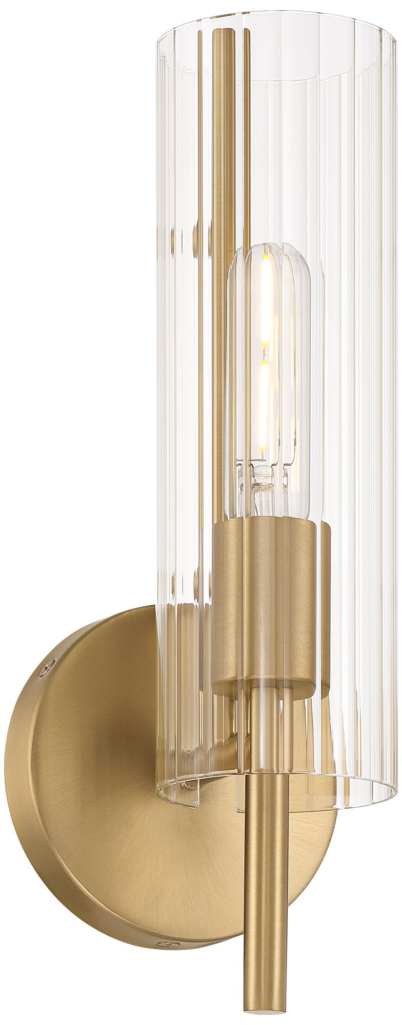 Image 6 Possini Euro Taurus 13 1/2"H Brushed Champagne Wall Sconce Set of 2 more views