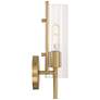 Possini Euro Taurus 13 1/2"H Brushed Champagne Wall Sconce Set of 2