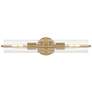 1_Possini Euro Taurus 22" Wide Brushed Champagne 2-Light Bath Light