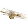 6_Possini Euro Taurus 22" Wide Brushed Champagne 2-Light Bath Light more views