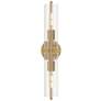 7_Possini Euro Taurus 22" Wide Brushed Champagne 2-Light Bath Light more views