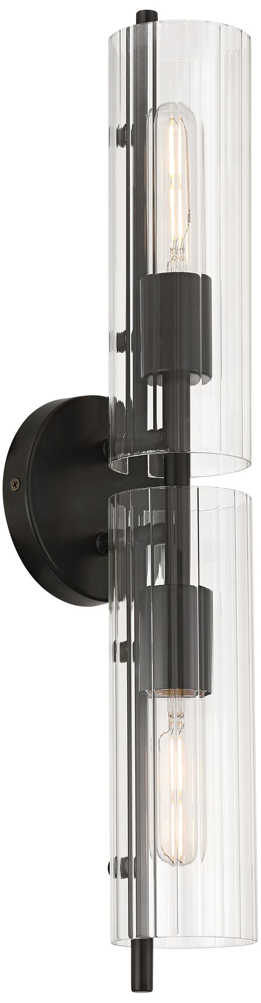 Watch A Video About the Possini Euro Taurus Matte Black 2 Light Bath Light