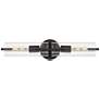 1_Possini Euro Taurus 22" Wide Matte Black 2-Light Bath Light