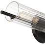 2_Possini Euro Taurus 22" Wide Matte Black 2-Light Bath Light more views