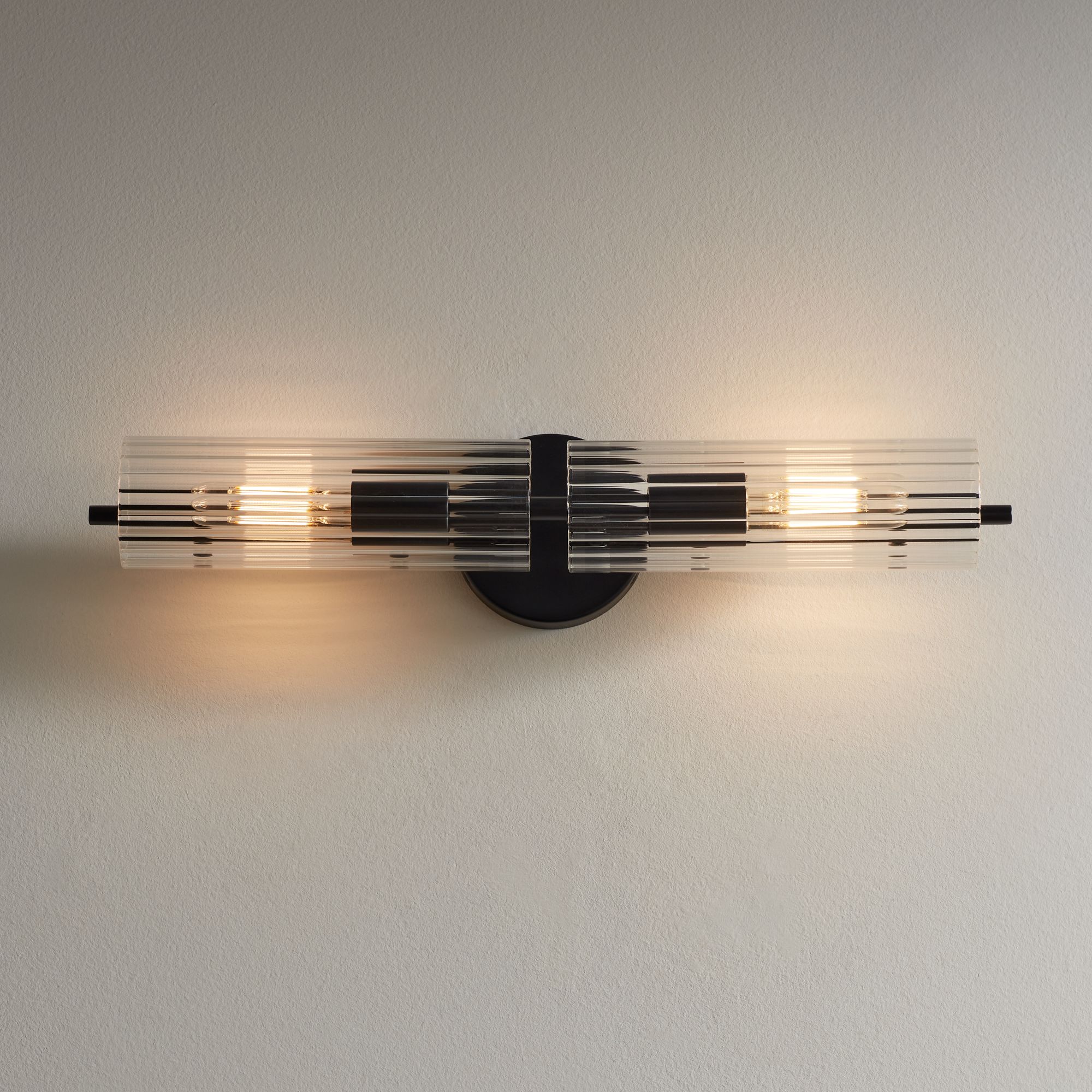 Watch A Video About the Possini Euro Taurus Matte Black 2 Light Bath Light