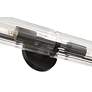 3_Possini Euro Taurus 22" Wide Matte Black 2-Light Bath Light more views