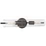 4_Possini Euro Taurus 22" Wide Matte Black 2-Light Bath Light more views