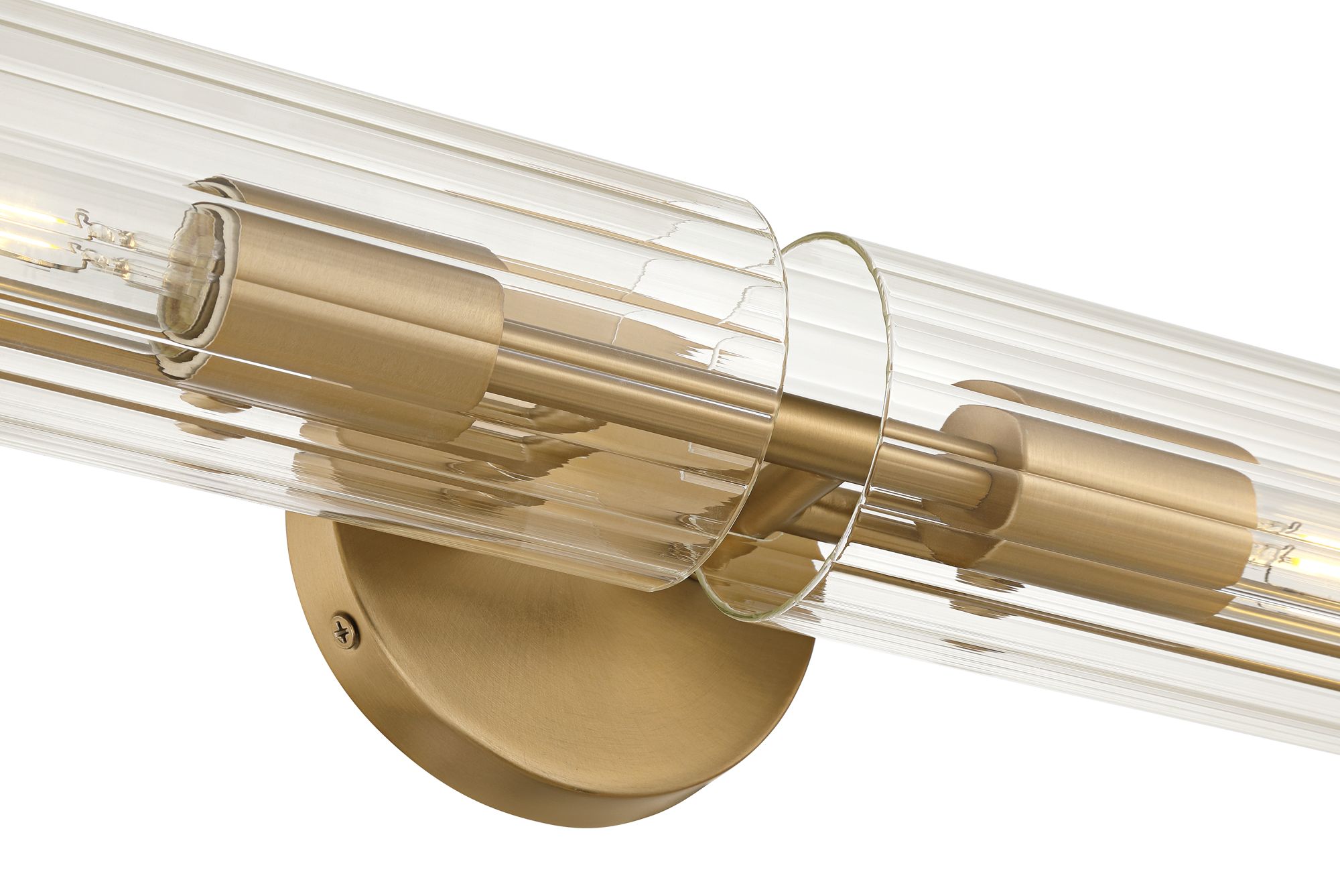 Image 5 Possini Euro Taurus 22"W Brushed Champagne 2-Light Bath Light Set of 2 more views