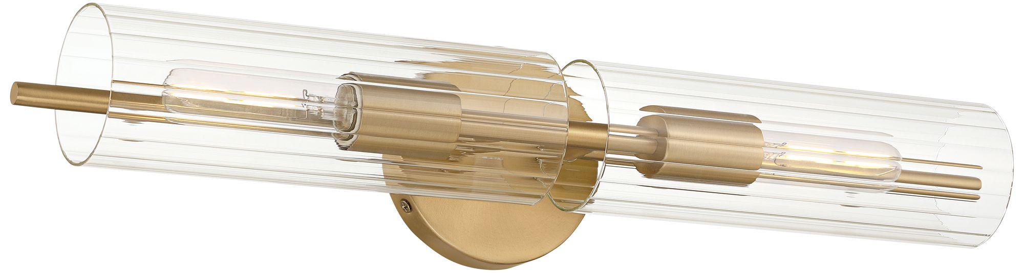 Watch A Video About the Possini Euro Taurus Brushed Champagne 2 Light Bath Light