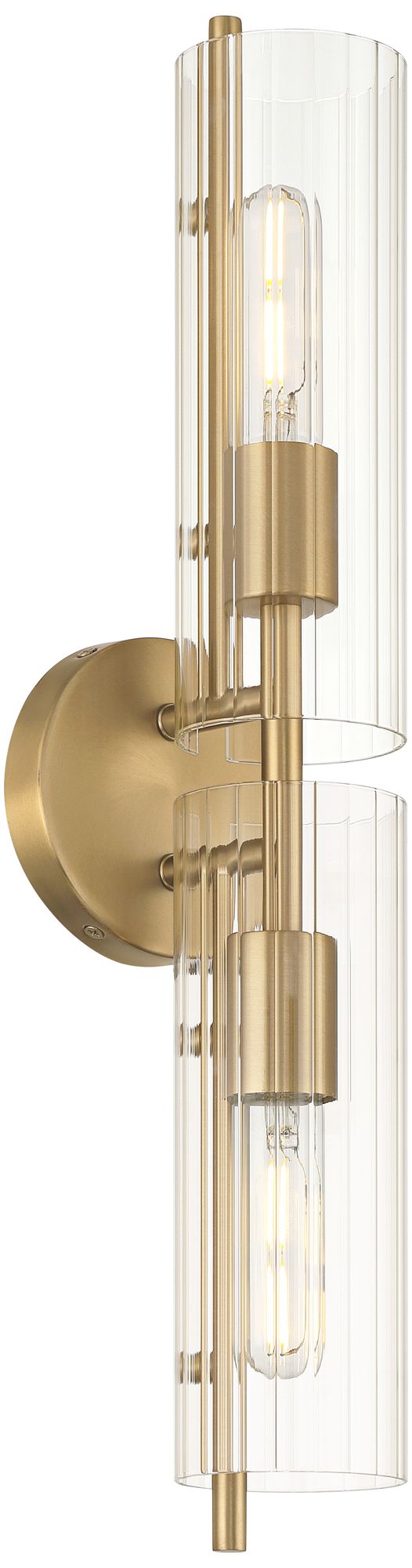 Watch A Video About the Possini Euro Taurus Brushed Champagne 2 Light Bath Light