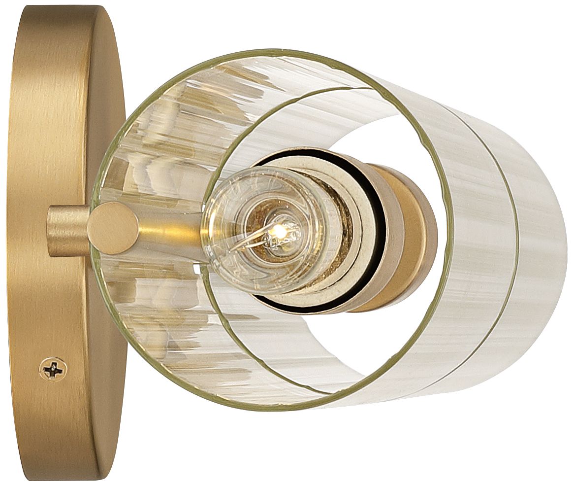 Watch A Video About the Possini Euro Taurus Brushed Champagne 2 Light Bath Light