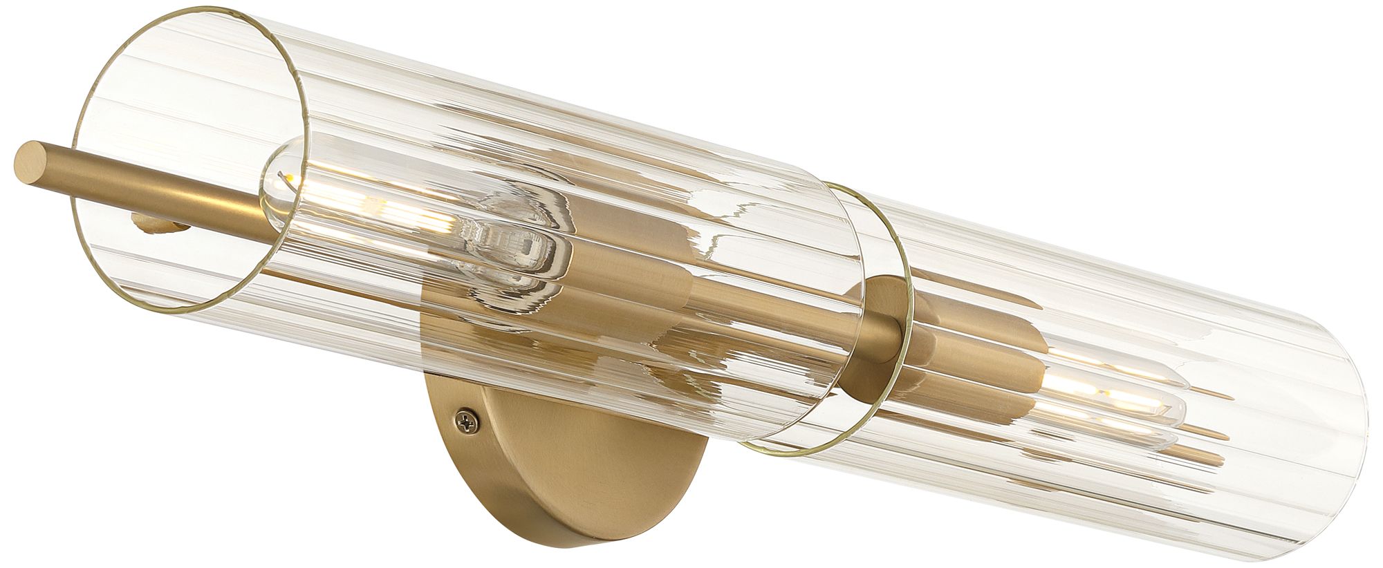 Watch A Video About the Possini Euro Taurus Brushed Champagne 2 Light Bath Light